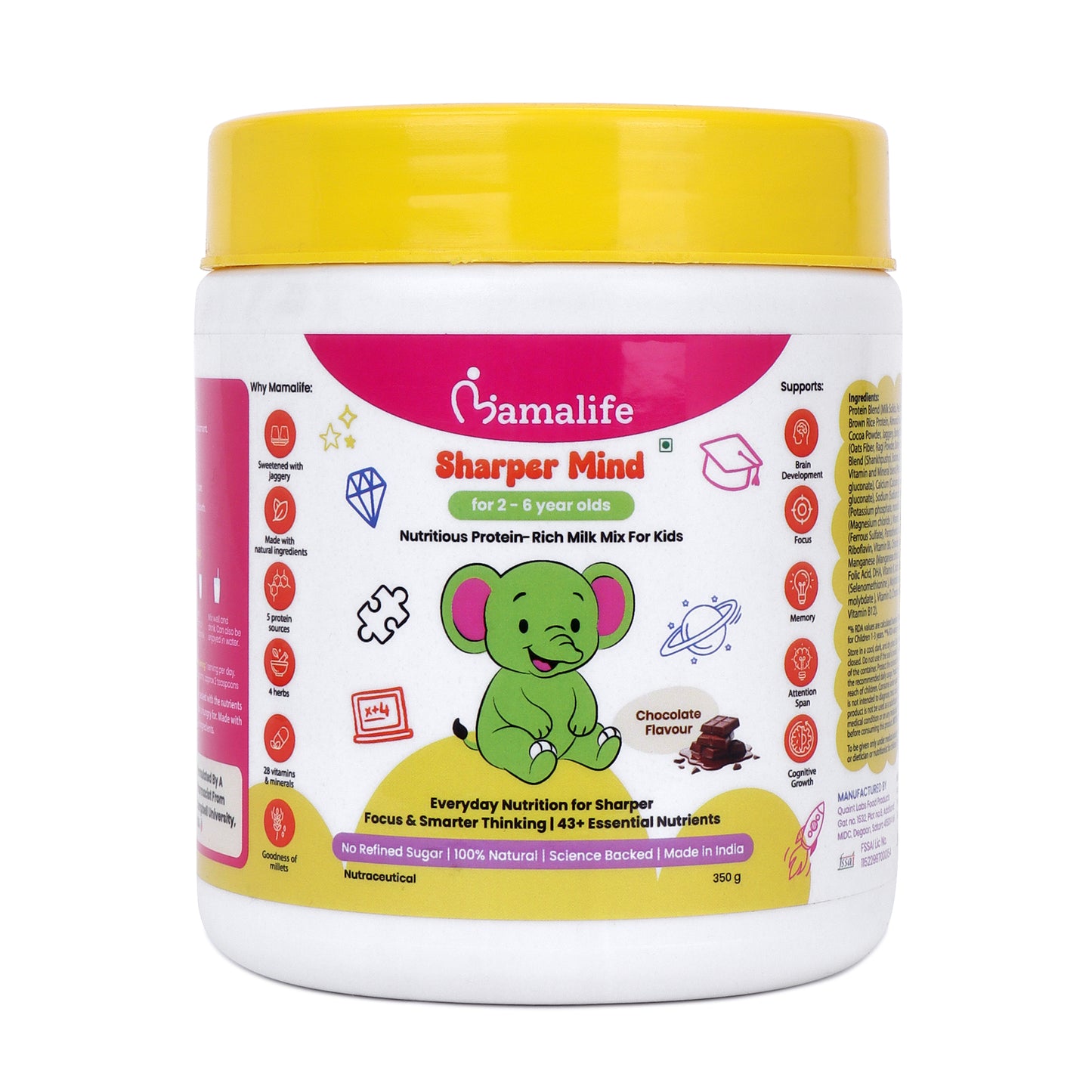 Sharper Mind Kids Milk Mix (2-6 Years)