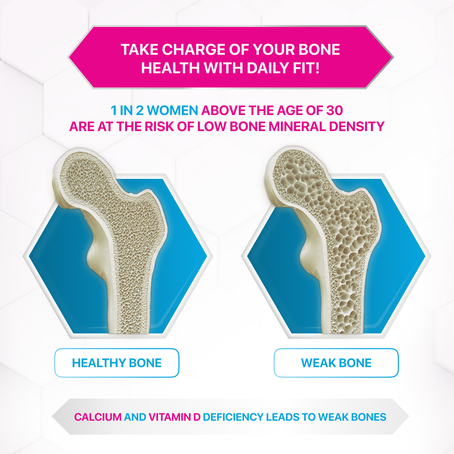 Daily Fit Protein Shake (Weight Loss + Stronger Bones/Muscles)