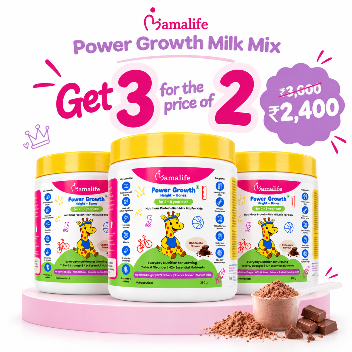 Power Growth Protein Mix (Visible height gain in 30 days)