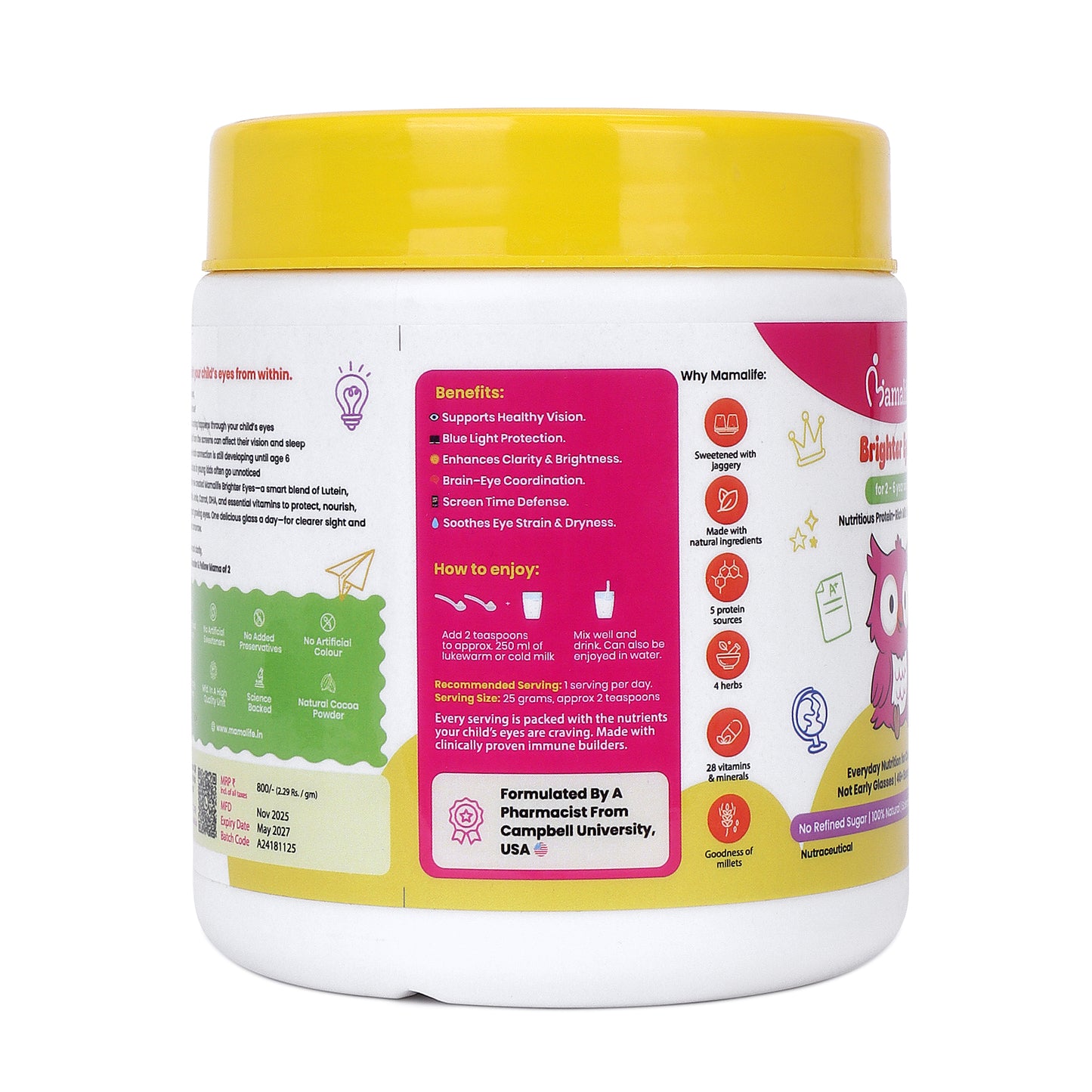 Brighter Eyes Kids Milk Mix (2-6 Years)