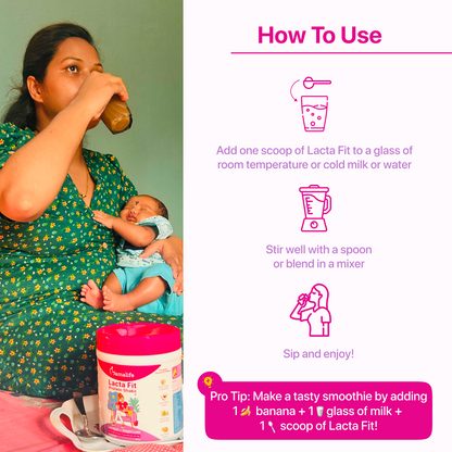 Lacta Glow Protein Shake (Stretchmark Healing + Better Lactation)